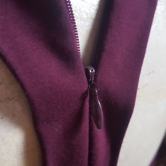 2/$35 Silence + Noise UO corset lace up front Goth Punk purple plum party dress - Picture 8 of 9